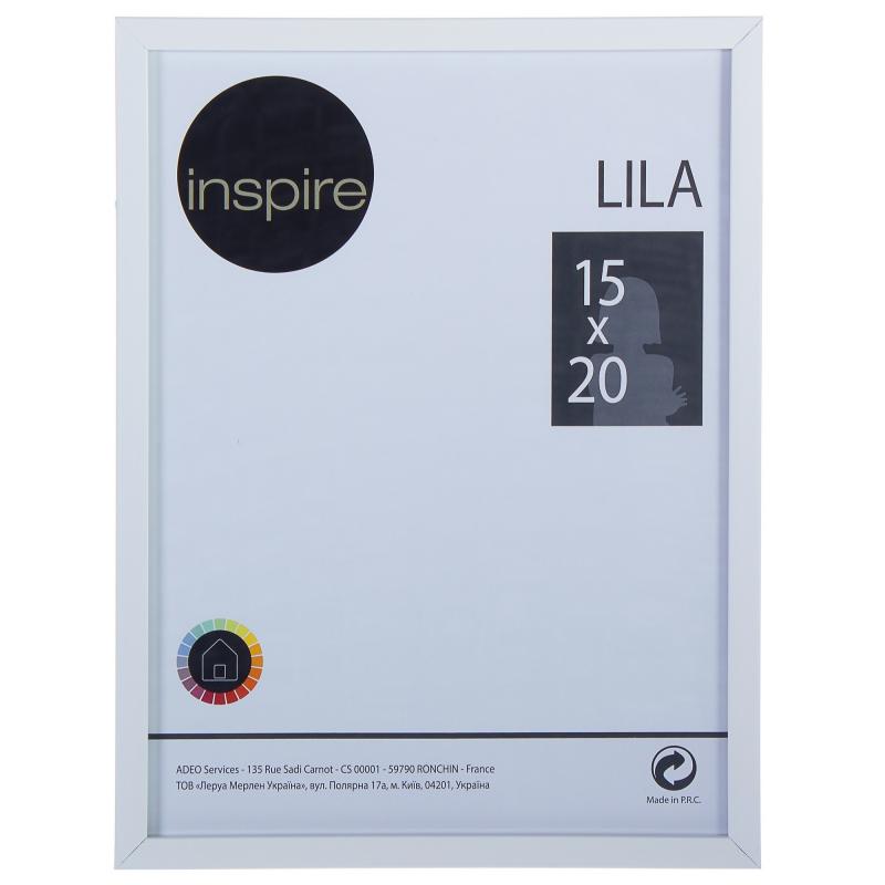 Рамка Inspire Lila 15х20 см түсі ақ