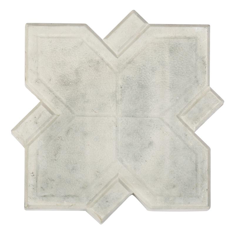 Тротуарная плитка «Звезда», 235x235x50 мм, цвет серый