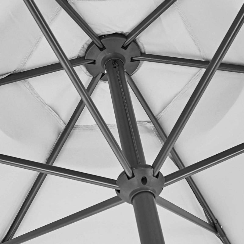 Зонт с центральной опорой Naterial Avea ⌀296 h247см шестигранный белый
