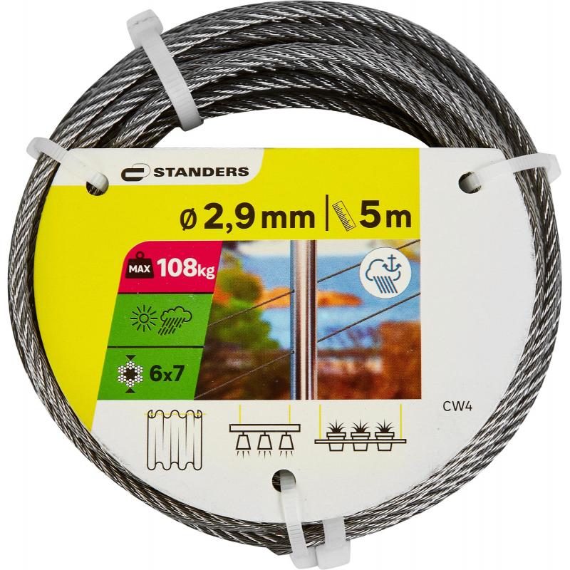 Тот баспайтын болаттан жасалған кабель А4,2,9 мм х5 м