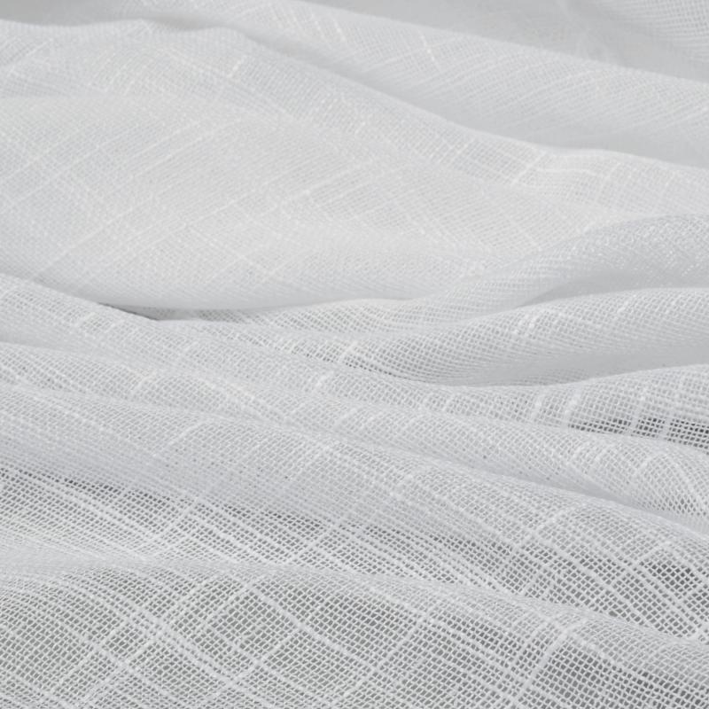 Тюль на ленте со скрытыми петлями Inspire Amina 300х280 см цвет белый