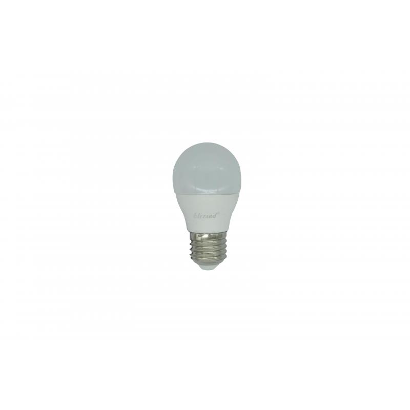 Лампа светодиодная Lezard E27 220 В 9 Вт груша матовая холодный белый свет