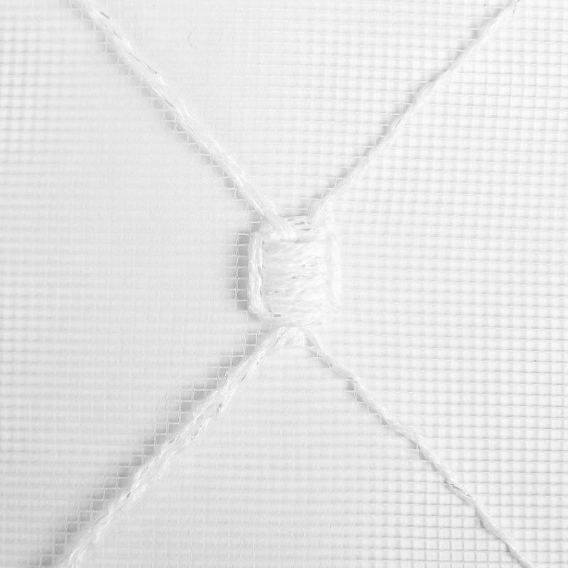 Тюль «Ромб» вышивка 285 см цвет белый