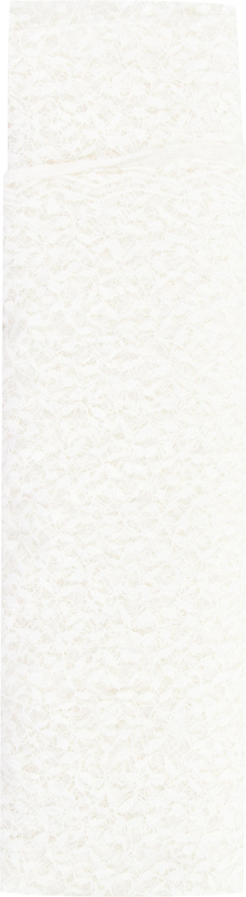 Тюль 1 п/м «Листочки», гипюр, 290 см, цвет белый