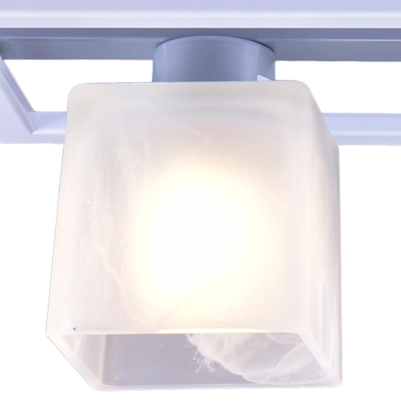 Люстра потолочная Модерн КС30092/3C, 3 лампы, 9 м², цвет белый