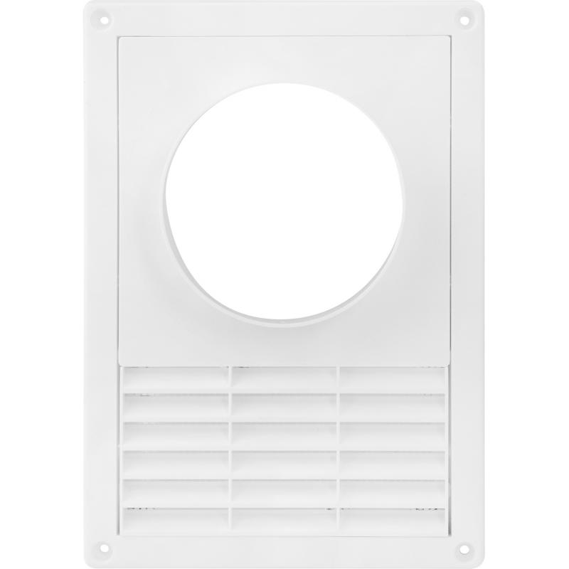Решетка вентиляционная с фланцем Awenta T-68, 165х235 мм, цвет белый