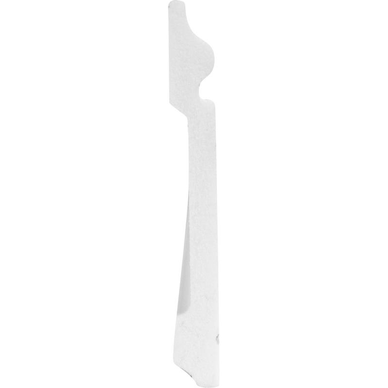 Плинтус напольный полистирол под покраску белый 12 см 2м
