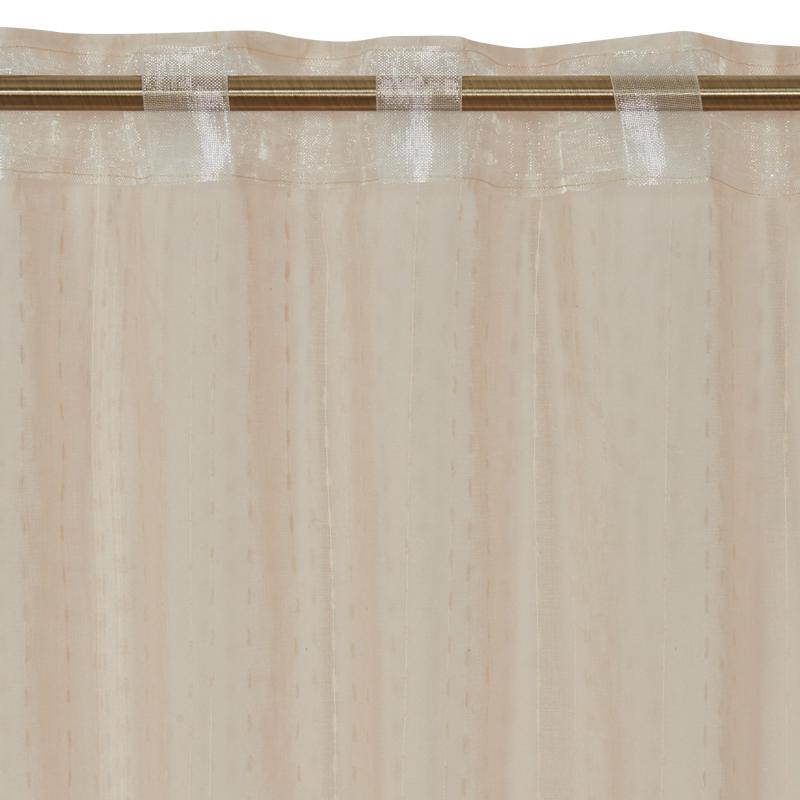 Тюль на ленте со скрытыми петлями Livia Paper2 500x280 см цвет бежевый