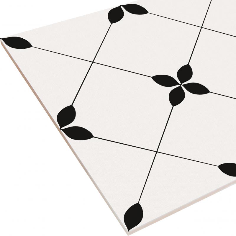Керамогранит LB Ceramics Play 30x30 см 1.35 м² матовый цвет черно-белый