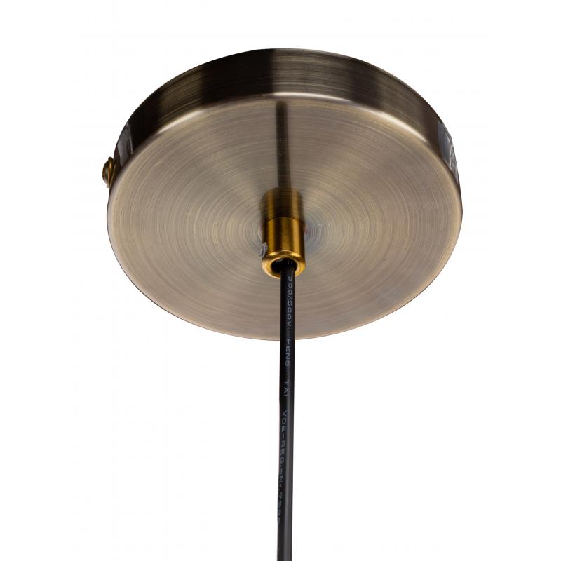 Светильник подвесной Lamplandia Bieno L1309-1, 1 лампа, 5 м², цвет золотой