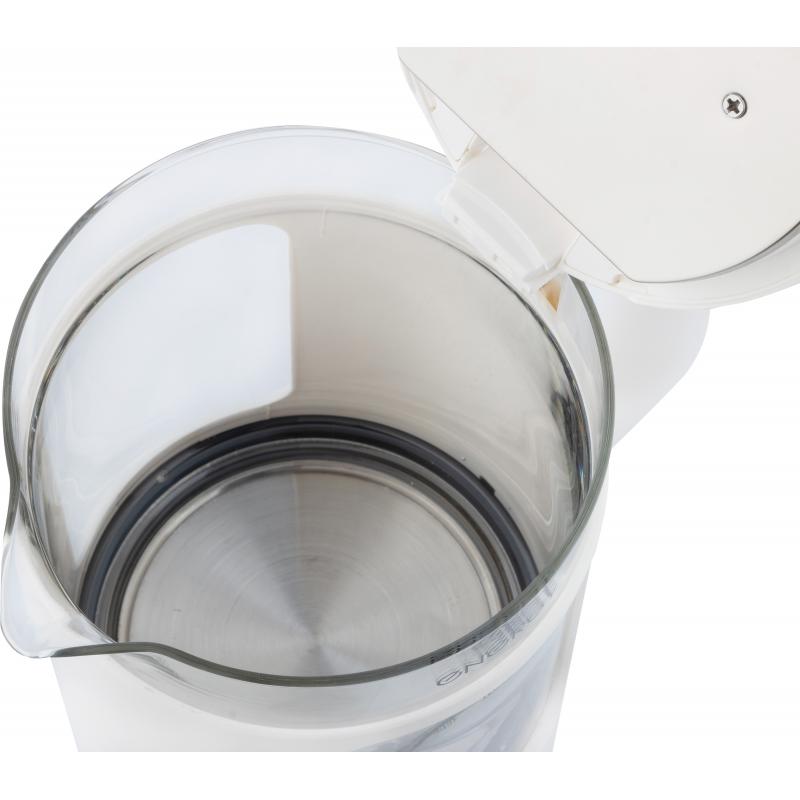 Электрический чайник Energy E-256 1.5 л стекло цвет белый