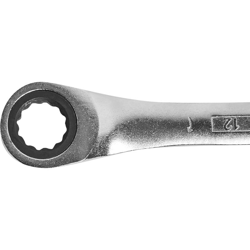 Ключ комбинированный Dexter с трещоткой, 12 мм