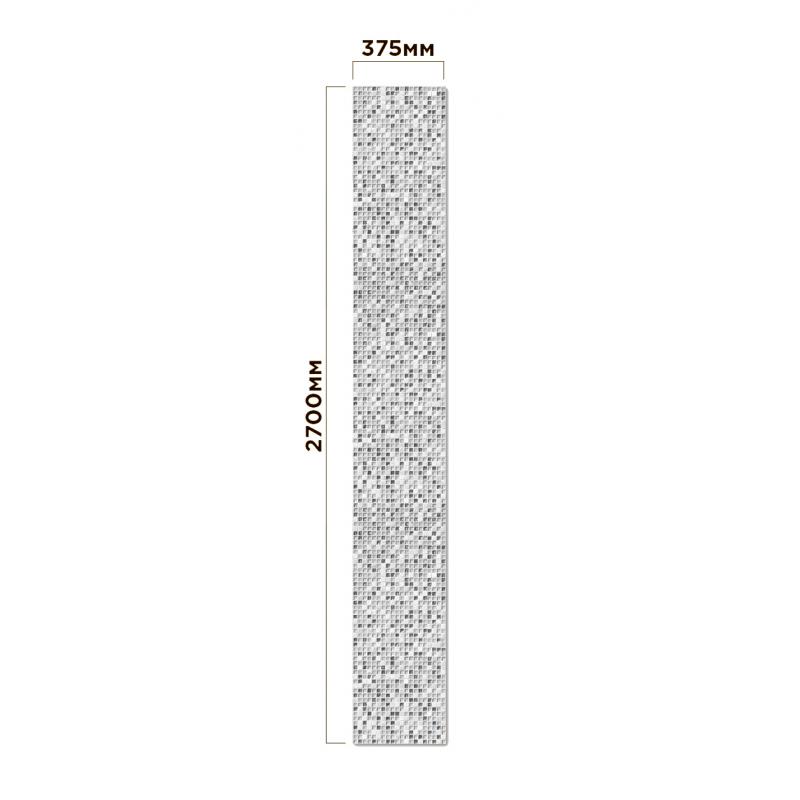 Қабырға панелі ПВХ Artens Нимфея мозаика 2700х375х8 мм 1.012 м²
