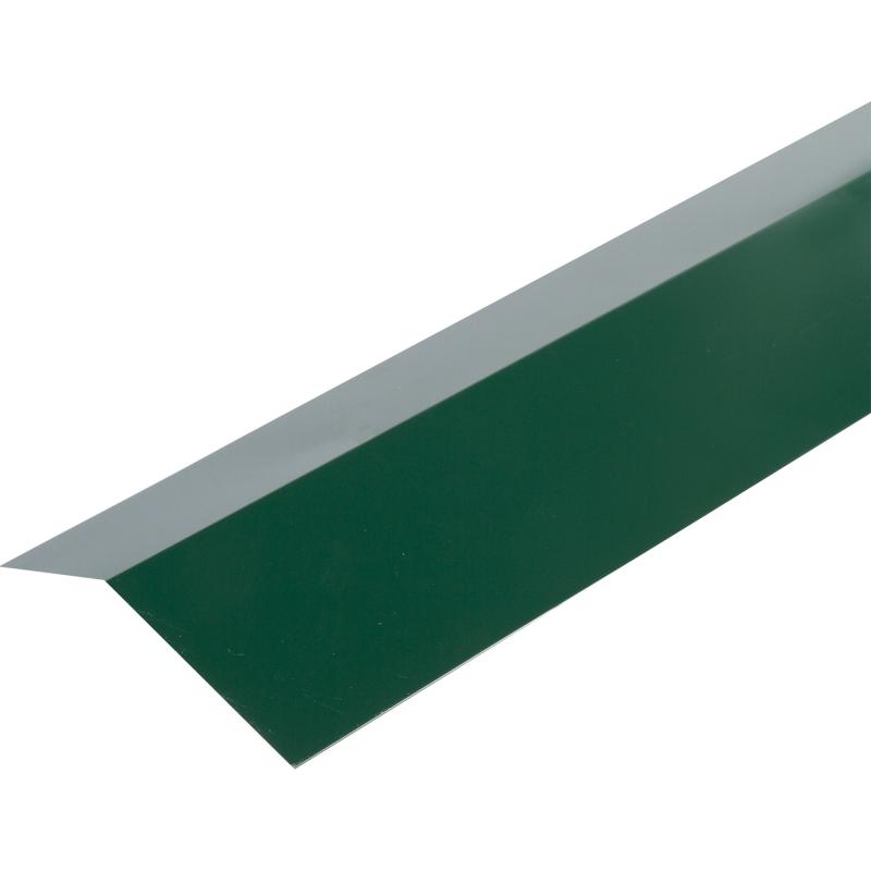Планка карнизная с полиэстеровым покрытием 2 м цвет зелёный