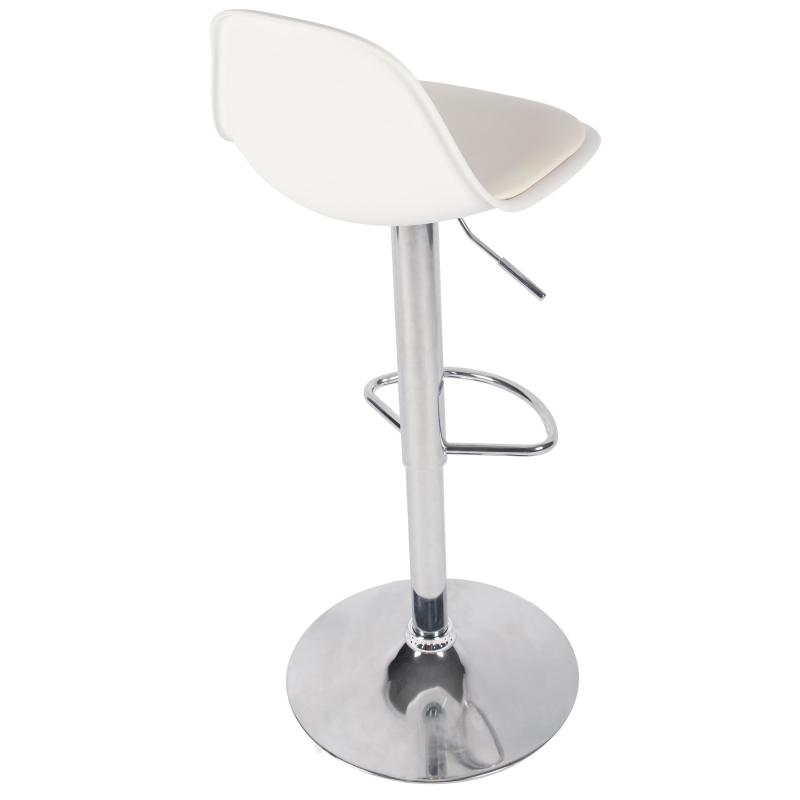 Сиденье для барного стула со спинкой Delinia Орлеан 43.5x26 см цвет белый
