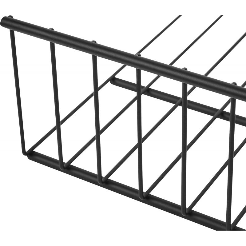 Сөре-себет сымды НСХ 9.5x55.3x37.9 см болат түсі қара