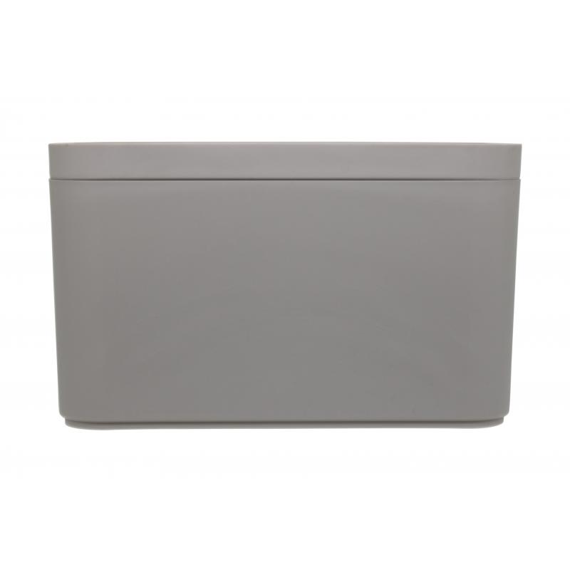 Органайзер для хранения Berossi 16x13x23 см 2.4 л пластик цвет серый