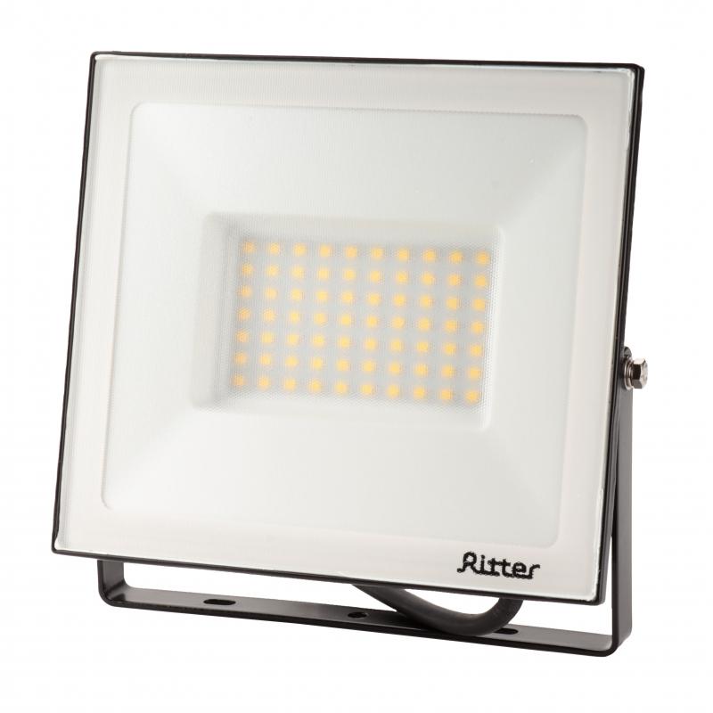 Прожектор светодиодный уличный Ritter Profi 70 Вт 2700К IP65 теплый белый свет