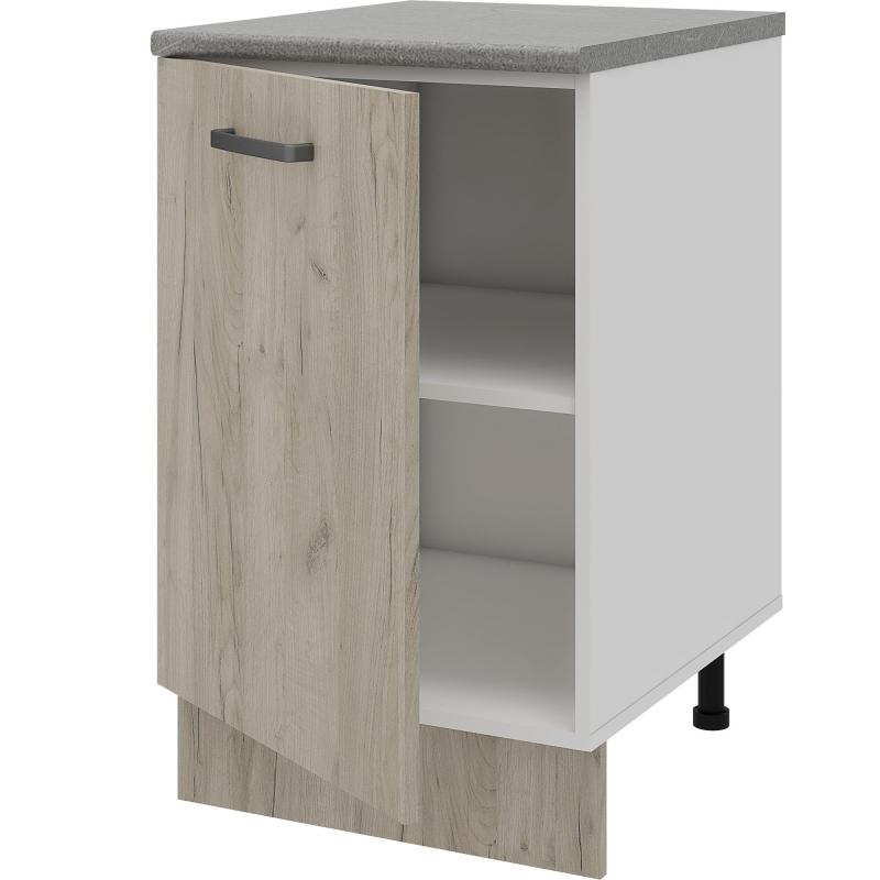 Кухонный шкаф напольный Дейма темная 50x85x60 см ЛДСП цвет темный