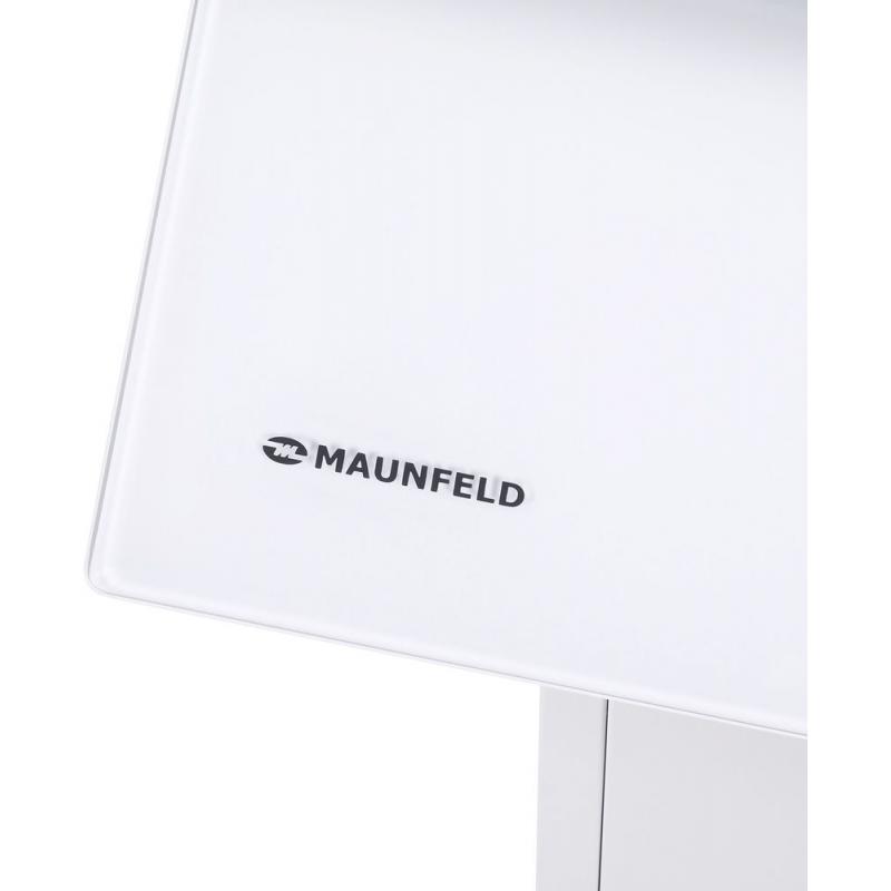Вытяжка плоская Maunfeld Cascada 60 Glass White 60 см цвет белый