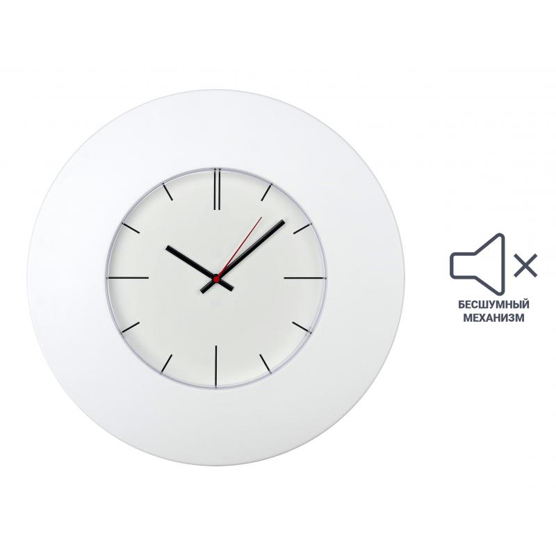Часы настенные Новелла ⌀37.6 см цвет белый