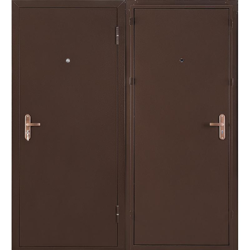 Дверь входная металлическая Профи Pro 206x96 см. правая антик медь