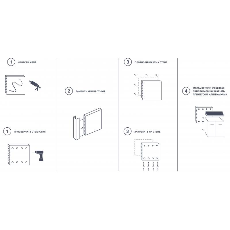 Қабырғалық панель L101 Гүлдер 240x0.6x60 ҰДФ түрлі-түсті