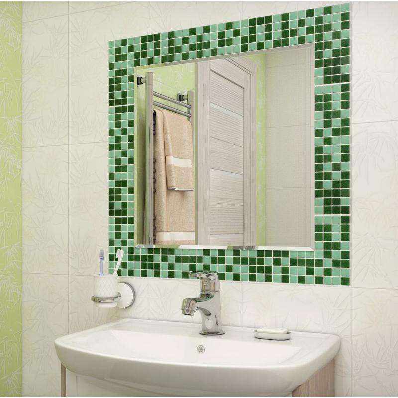 Мозаика стеклянная Artens 32.7x32.7 см цвет зелёный