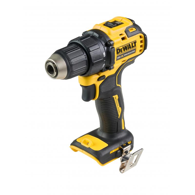 Дрель-шуруповерт аккумуляторная бесщеточная Dewalt DCD708D2T-QW, 18 В Li-ion 2x2 2 Ач