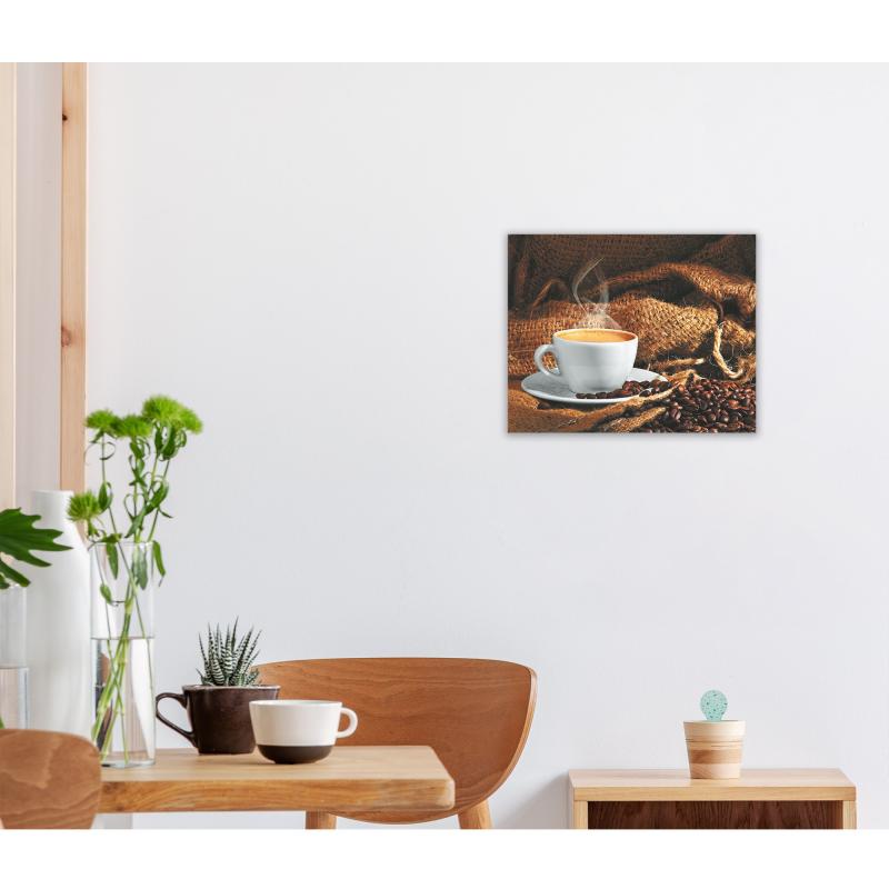 Картина без рамы 40х50 см Coffee