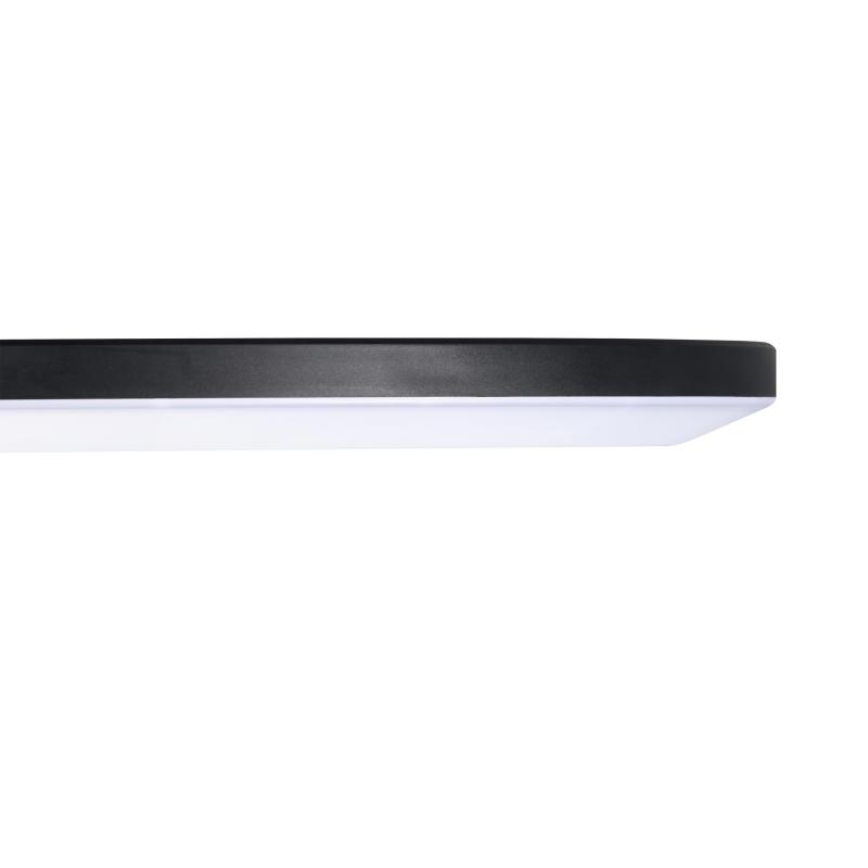 Светильник настенно-потолочный светодиодный влагозащищенный Inspire Lano 8.5 м² нейтральный белый свет цвет чёрный