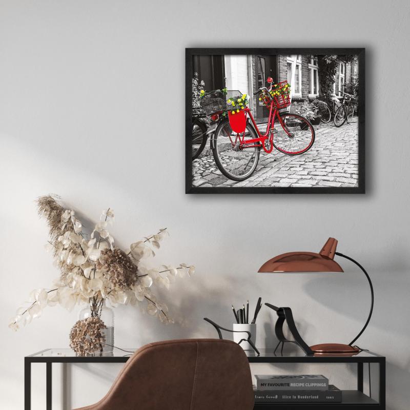 Картина рамада "Велосипед" 40Х50 см