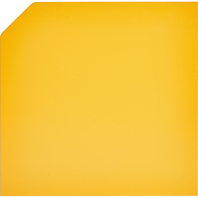 Фасад Spaceo Kub 32.2x32.2 см МДФ цвет желтый