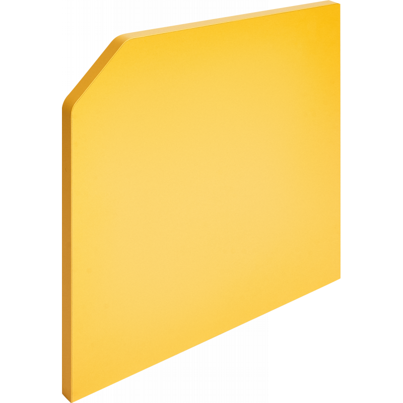 Фасад Spaceo Kub 32.2x32.2 см МДФ цвет желтый