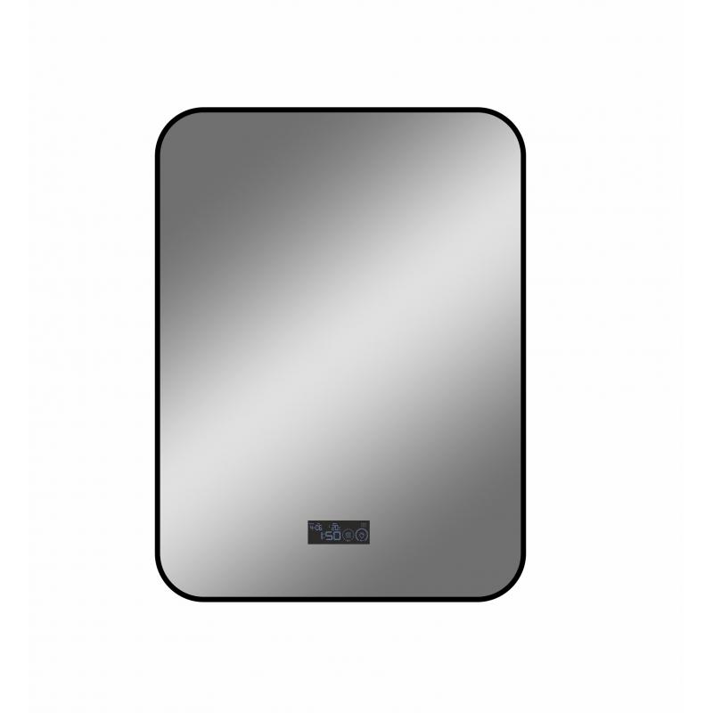 Зеркало для ванной Drive с подсветкой 60x80 см цвет черный