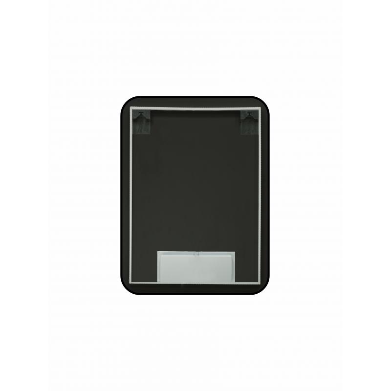 Зеркало для ванной Drive с подсветкой 60x80 см цвет черный