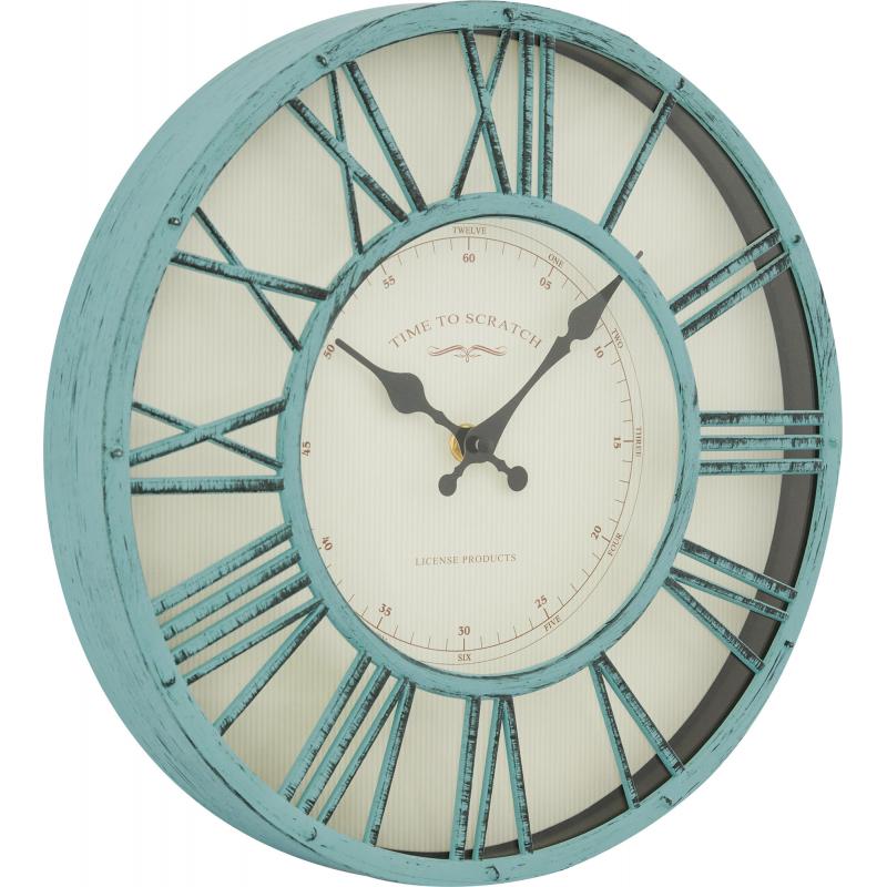 Часы настенные Dream River DMR круглые ø30.4 см цвет голубой