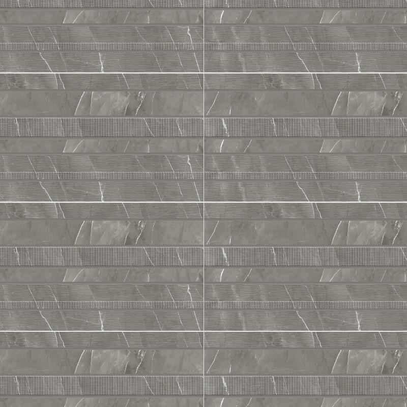 Плитка настенная Azori Hygge Mocca Mix 31.5x63 см 1.59 м² камень цвет мокка полосы