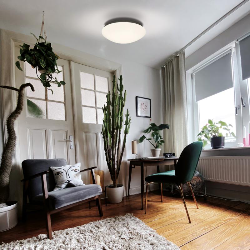 Светильник настенно-потолочный светодиодный Inspire Simple 20 м² нейтральный белый свет цвет белый