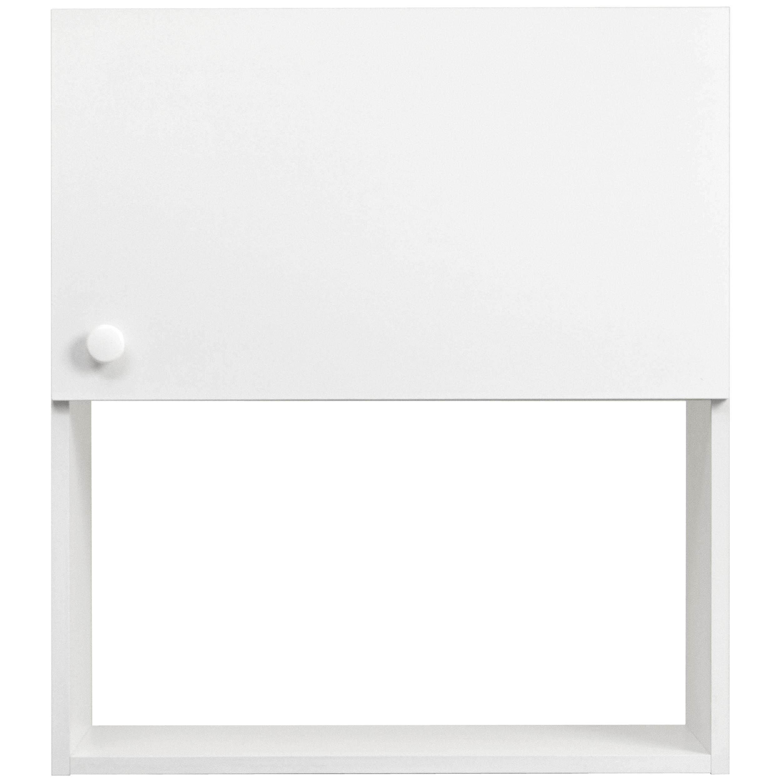 Шкаф напольный бэлла 40x86x60 см лдсп цвет белый