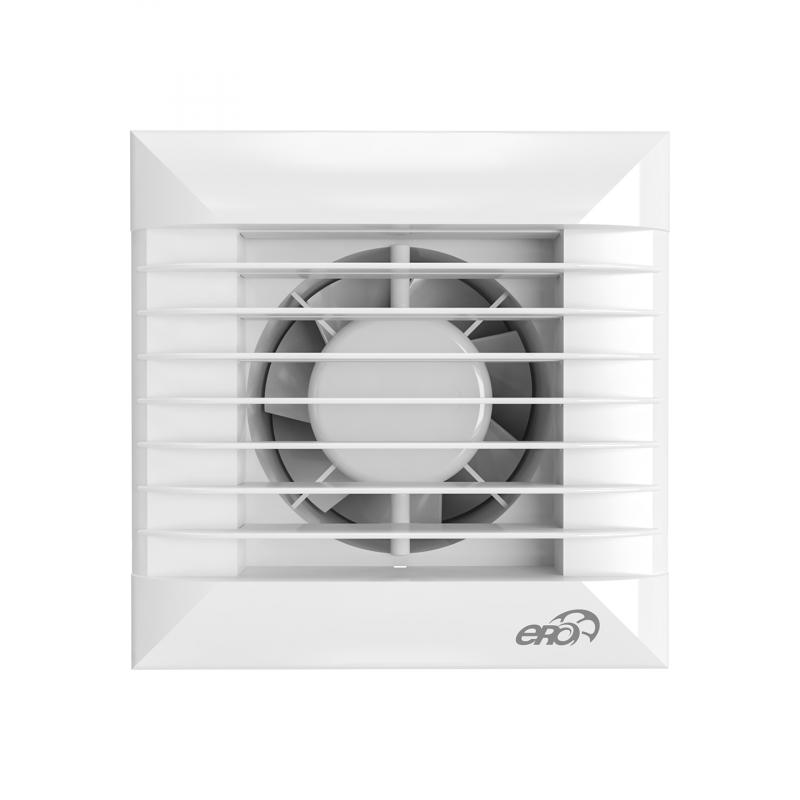 Вентилятор осевой вытяжной Эра Euro 4A D100 мм 35 дБ 85 м3/ч с автоматическими жалюзи цвет белый
