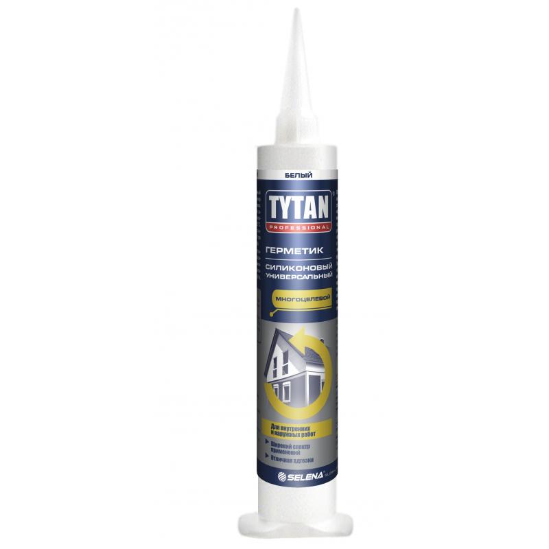 Герметик санитарный силиконовый Tytan Professional, цвет белый 310 мл