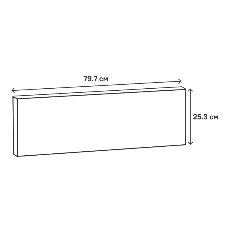 Есік жылжымалы тартпаға арналған Delinia ID Реш 80x25.6 см ҰДФ түсі көк