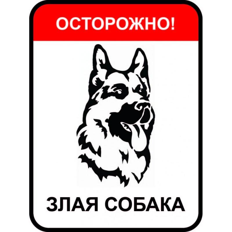 Знак «Абайлаңыз қабаған ит»