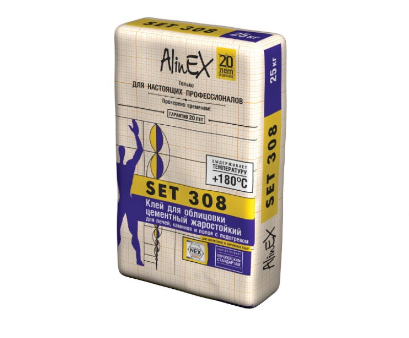 Клей AlinEX «Set 308», 25 кг