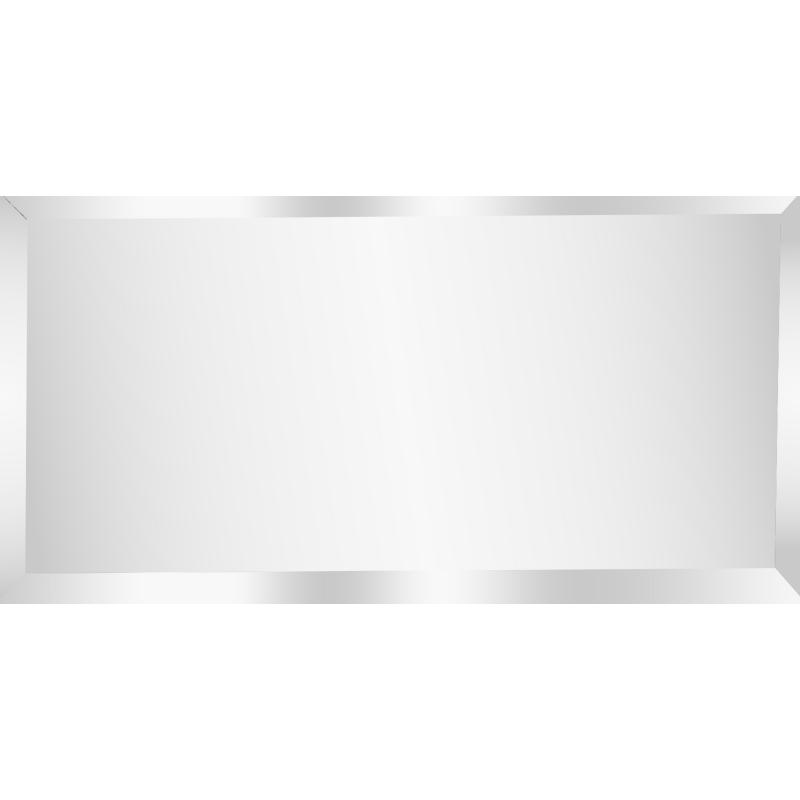 Айналы плитка Mirox 3G тік бұрышты 20x10 см түсі күміс