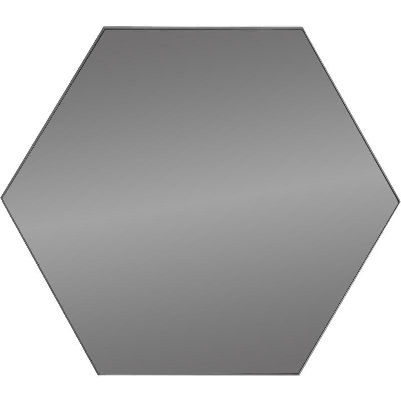 Айналы плитка Mirox 3G алты бұрышты 20x17.3 см түсі графит