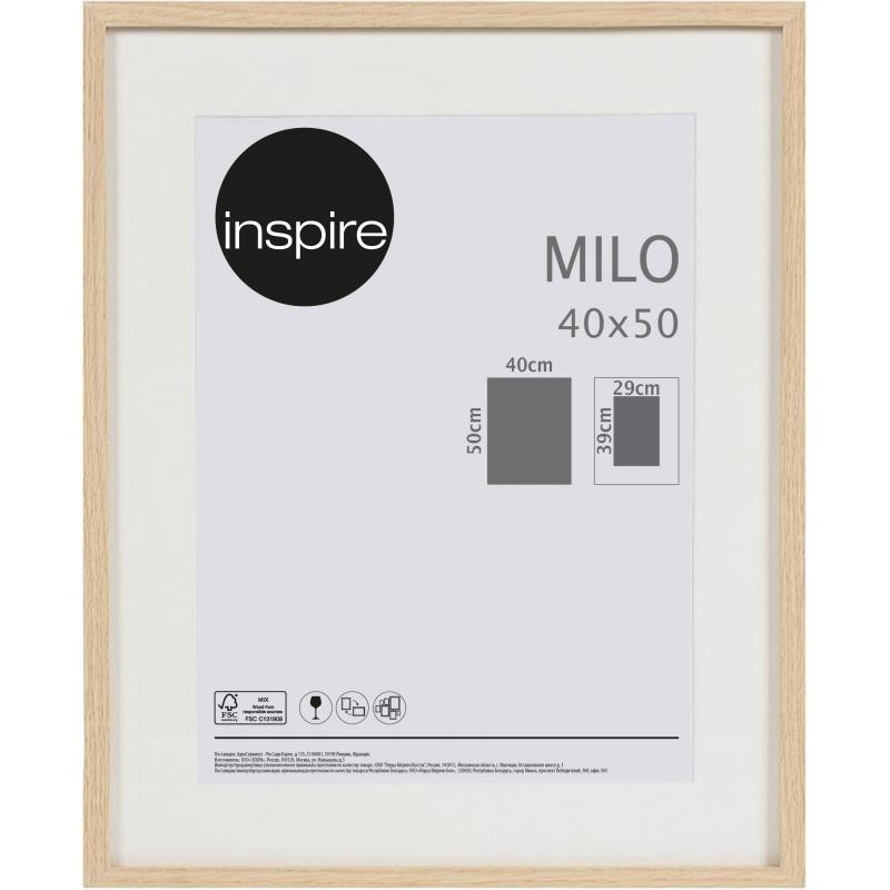Рамка Inspire Milo, 40х50 см, цвет дуб