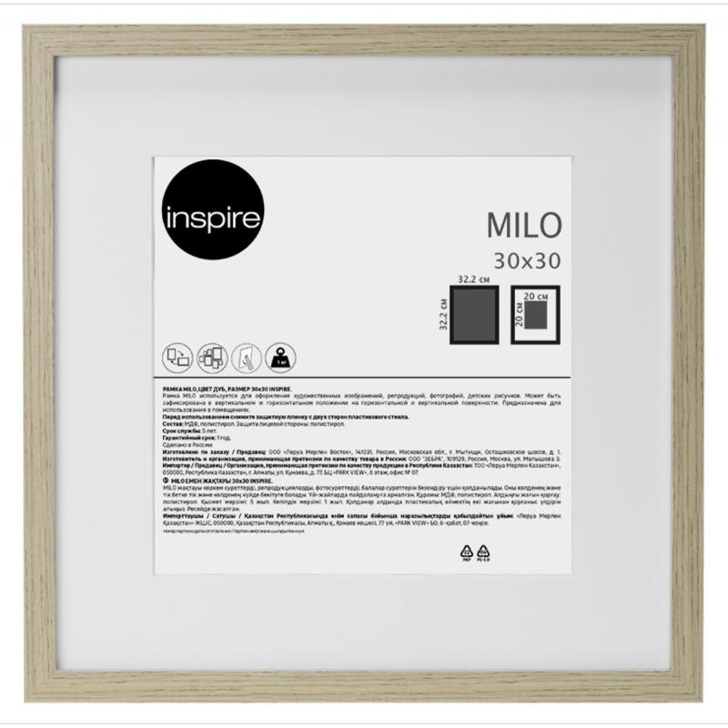Рамка Inspire Milo 30x30 см түсі емен