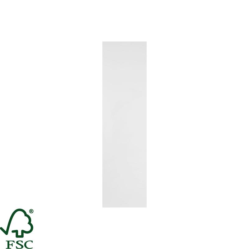 Фальшпанель для шкафа Delinia ID Аша 58x214.4 см ЛДСП цвет белый